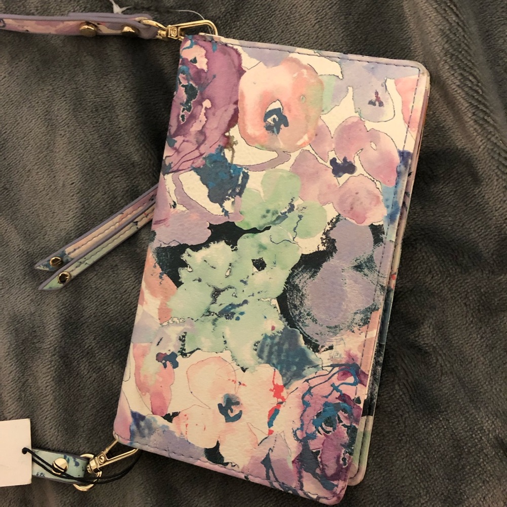 NWT Indigo small floral crossbody convertible wallet bag - Picture 2 of 10